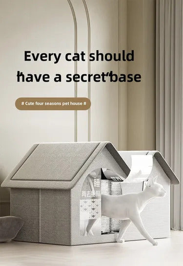 Large Cat and Dog Air Conditioning House Cat Nest Dog Ice Nest Cool Room