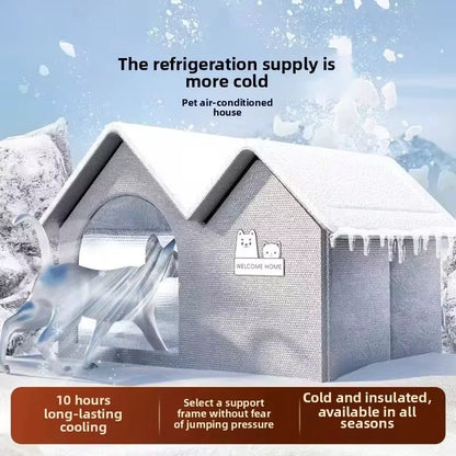 Large Cat and Dog Air Conditioning House Cat Nest Dog Ice Nest Cool Room