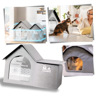 Large Cat and Dog Air Conditioning House Cat Nest Dog Ice Nest Cool Room